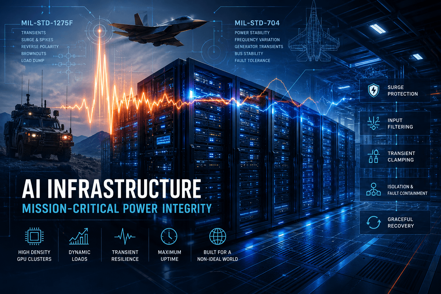 Integrity Infrastructure What AI Data Centers Can Learn from Military Power Integrity Standards